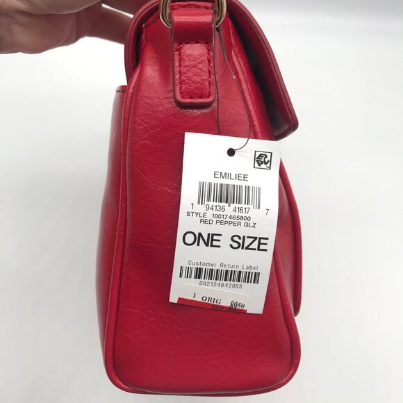 I.N.C International Concepts Red Pepper Emilliee Mini Top Handle Handbag - NWT - Picture 11 of 11